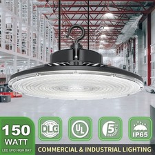 150W UFO LED High Bay Light Industrial Commercial Factory Warehouse Shop Lights