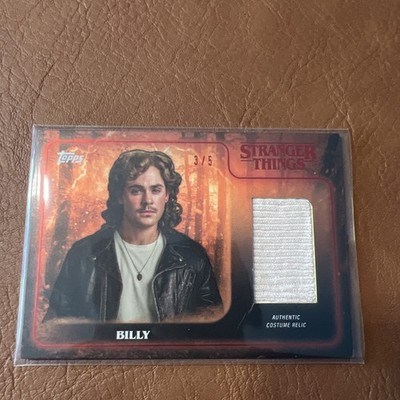 Topps Stranger Things 2025-2026 Billy Hargrove Relic Patch Dacre Montgomery /5