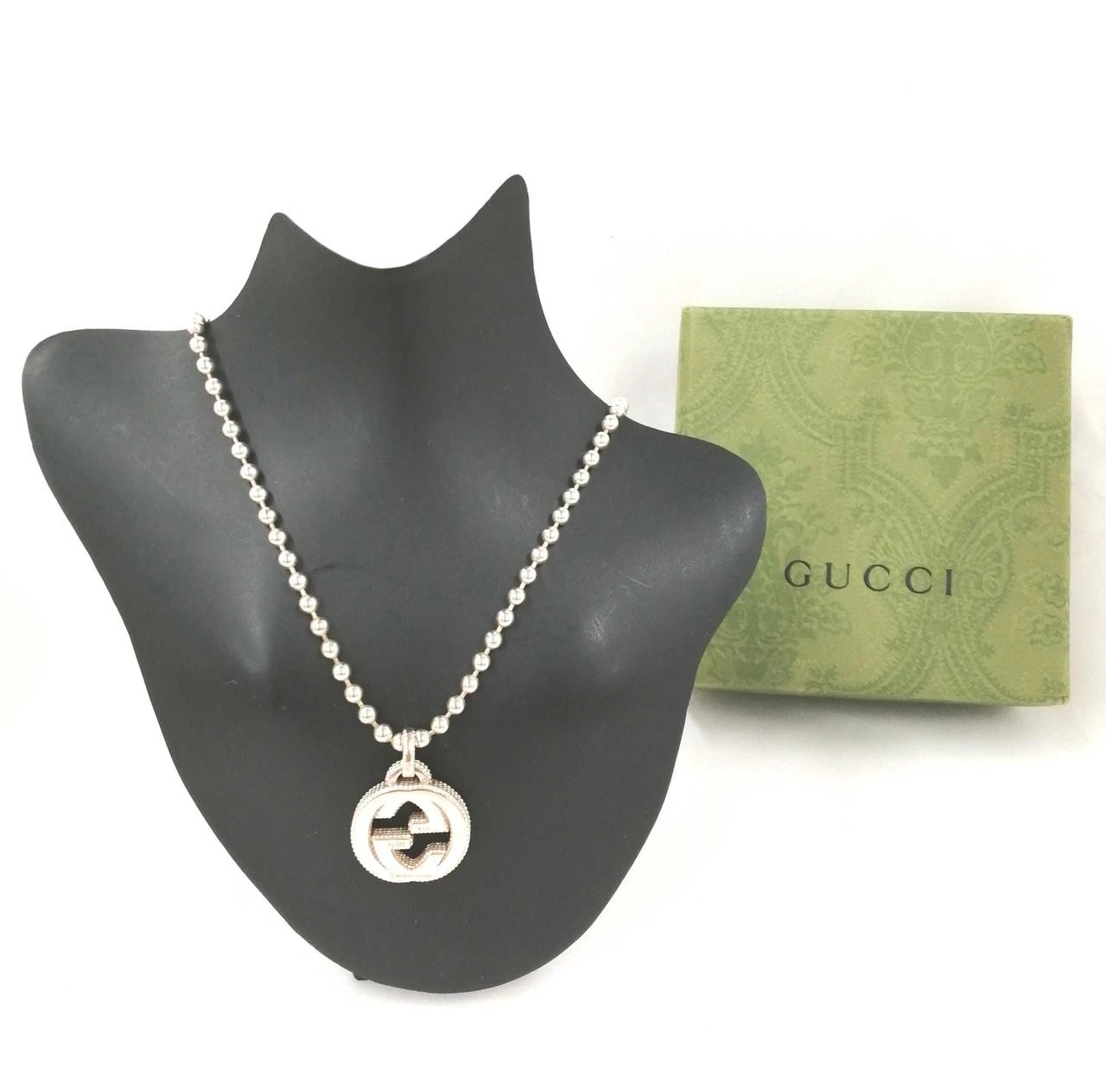 Collana Gucci Argento 479217 Gioielli Unisex Usata Rara