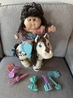Vintage 1991/92 Set of Cabbage Patch Kids Crimp N Curl Doll & Pony&Styling Tools