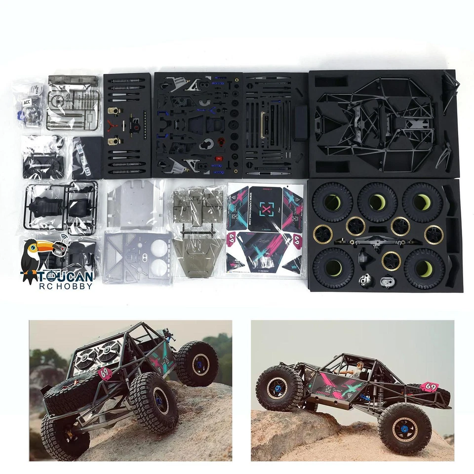 1/8 Capo U4 CD1582X RC Crawler Car 2 Speed Gearbox Racing Vehicles Model - Image 2 of 4