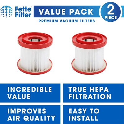 HEPA Wet Dry Vacuum Filter Compatible with Milwaukee 49-90-1900....