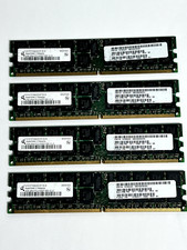 Lot of 8GB (2 x 4) 2GB DD2 QIMONDA REGISTERED...