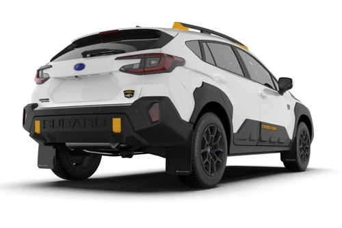 Rally Armor Fits 2024 Subaru Crosstrek (Wilderness Only) Black UR Mudflap - Picture 6 of 6