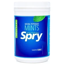 Spry Xylitol Natural Peppermint Sugar Free Candy - 1200 Count (Pack of 1)