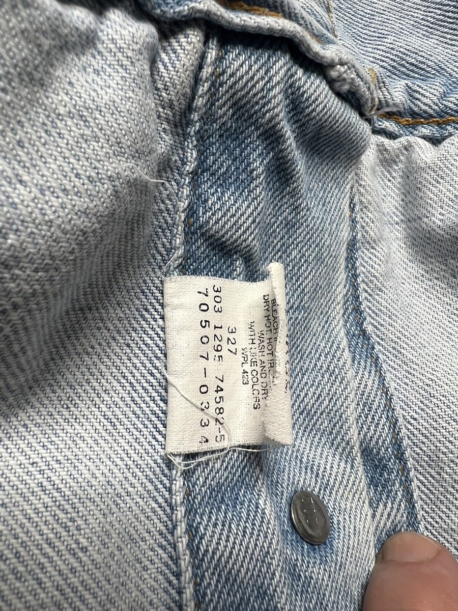 Vintage Levi's Denim Jacket 1990s Men's Large Blue Vtg 90s | eBay