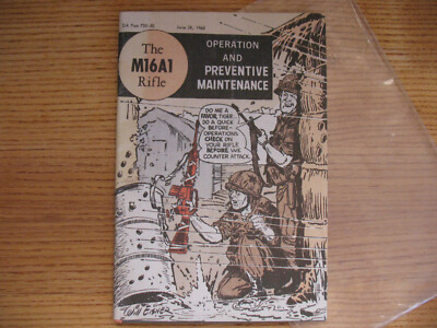 Broschüre : The M 16 A 1 Rifle, Operation and Preventive Maintenance, 1968