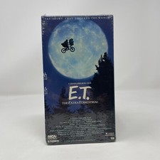 E.T. ET The Extra Terrestrial VHS, 1988 MCA Watermark - Green Flap - Sealed