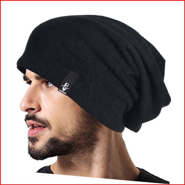 Vecry Mens Slouchy Beanie Knit Skull 
