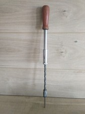 PARAMO 12-17 Inch Ratchet Spiral Screwdriver - West Germany. One Flat Bit Inc
