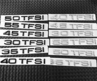 1X NEW 30 35 40 45 50 55 TFSI TRUNK BADGE EMBLEM DECAL 3D BADGE FIT ALL CARS