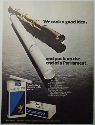 all parliament cigarettes 1972 PARLIAMENT Cigarettes Magazine Ad