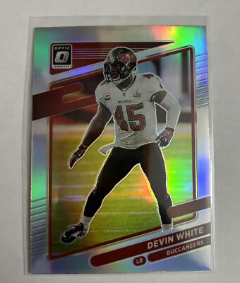 2021 Panini Donruss Optic Devin White #174 Silver Holo Prizm Buccaneers