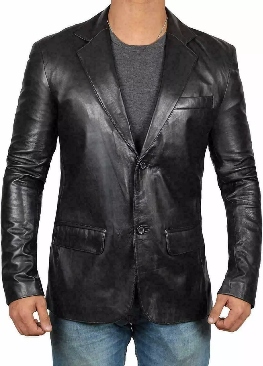 Leather blazer buttons sale