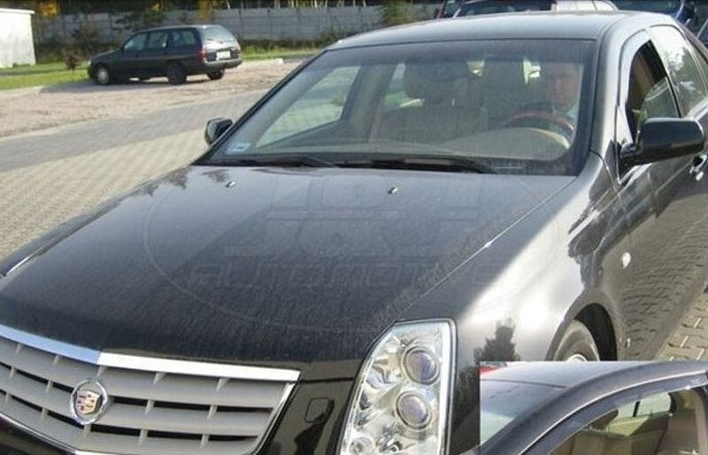 Déflecteurs d'air Cadillac STS Depuis 2005 HEKO finition fumée premium haut de gamme