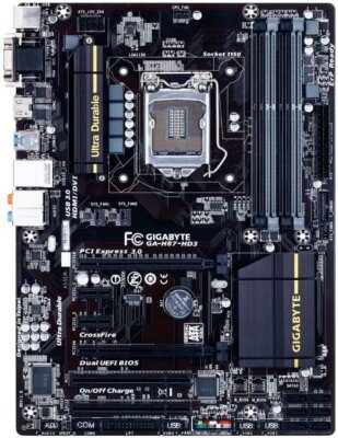 Gigabyte GA-H87-HD3 Rev.1.1 Intel H87 Mainboard ATX Sockel 1150   #90531