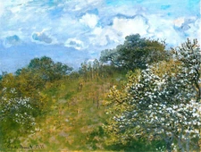 Springtime by Claude Monet, Giclee Canvas Print, various sizes