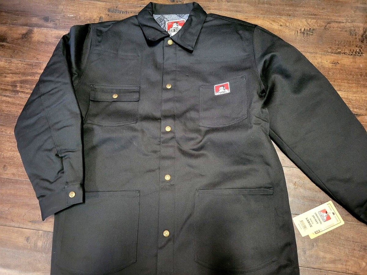Ben Davis The Original Front Snap Jacket Black | eBay