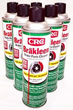 CRC Brakleen Brake Parts Cleaner 14oz w/ PowerJet Technology Spray 05050 6 Pack