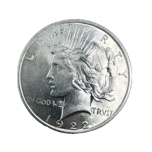 1922  Peace Dollar  BU. Uncirculated Mint State 90% Silver $1 US Coin #196