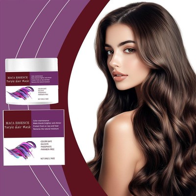 Purple Hair Mask 50g Deeply Nourish Brighten Hair Repair C7 New D0J4 R2G9