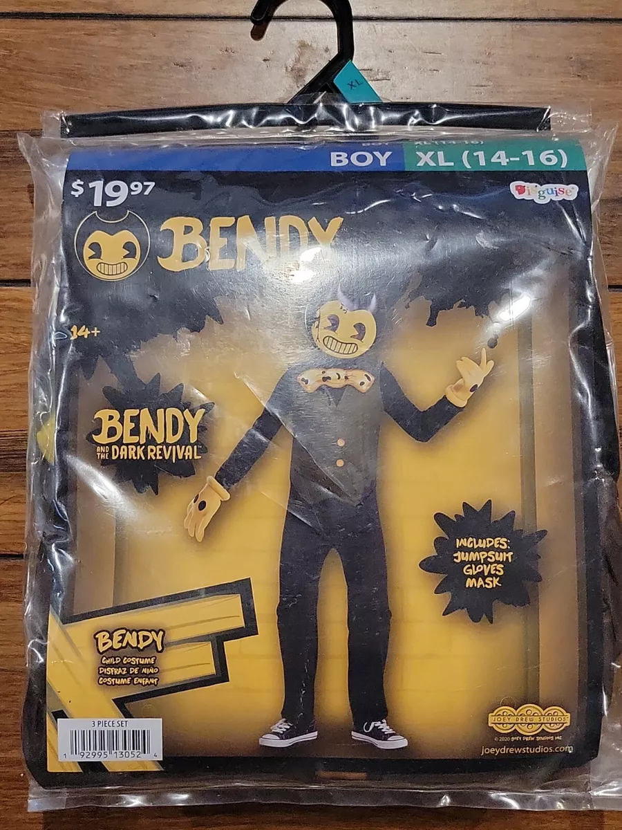 Kids' Bendy And The Ink Machine Dark Revival Bendy Costume - Size