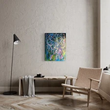 ABSTRACT PAINTING ""Somewhere"" | Acrylic on Canvas