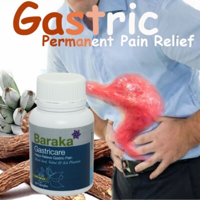 ULCERAS GASTRICAS & ACID REFLUX NATURAL HEALTH 60 CAPSULAS GASTRIC ULCERS 500MG