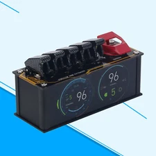 USB Switch USB Hub Built-in RGB Light Fit Bluetooth for Desktop Retro Decoration