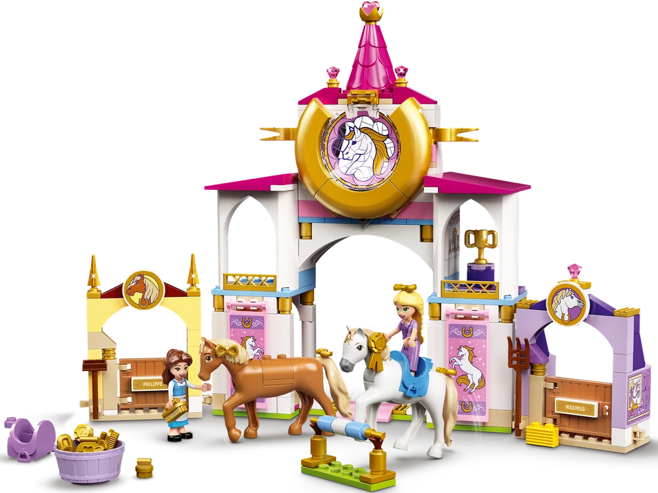 LEGO Belle & Rapunzel's Royal Stables Set 43195 Disney New & Sealed FREE POST - Image 4 of 4