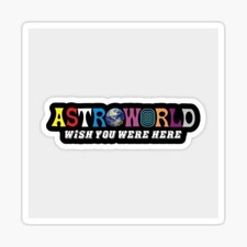 Travis Scott Astroworld Vinyl 3" Sticker