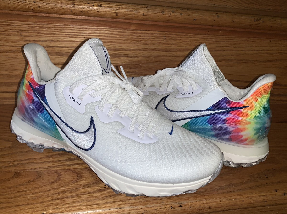 Nike ゴルフCT3732-100 Nike Air Zoom Infinity Tour Peace Love Tie-Dye Golf Shoes