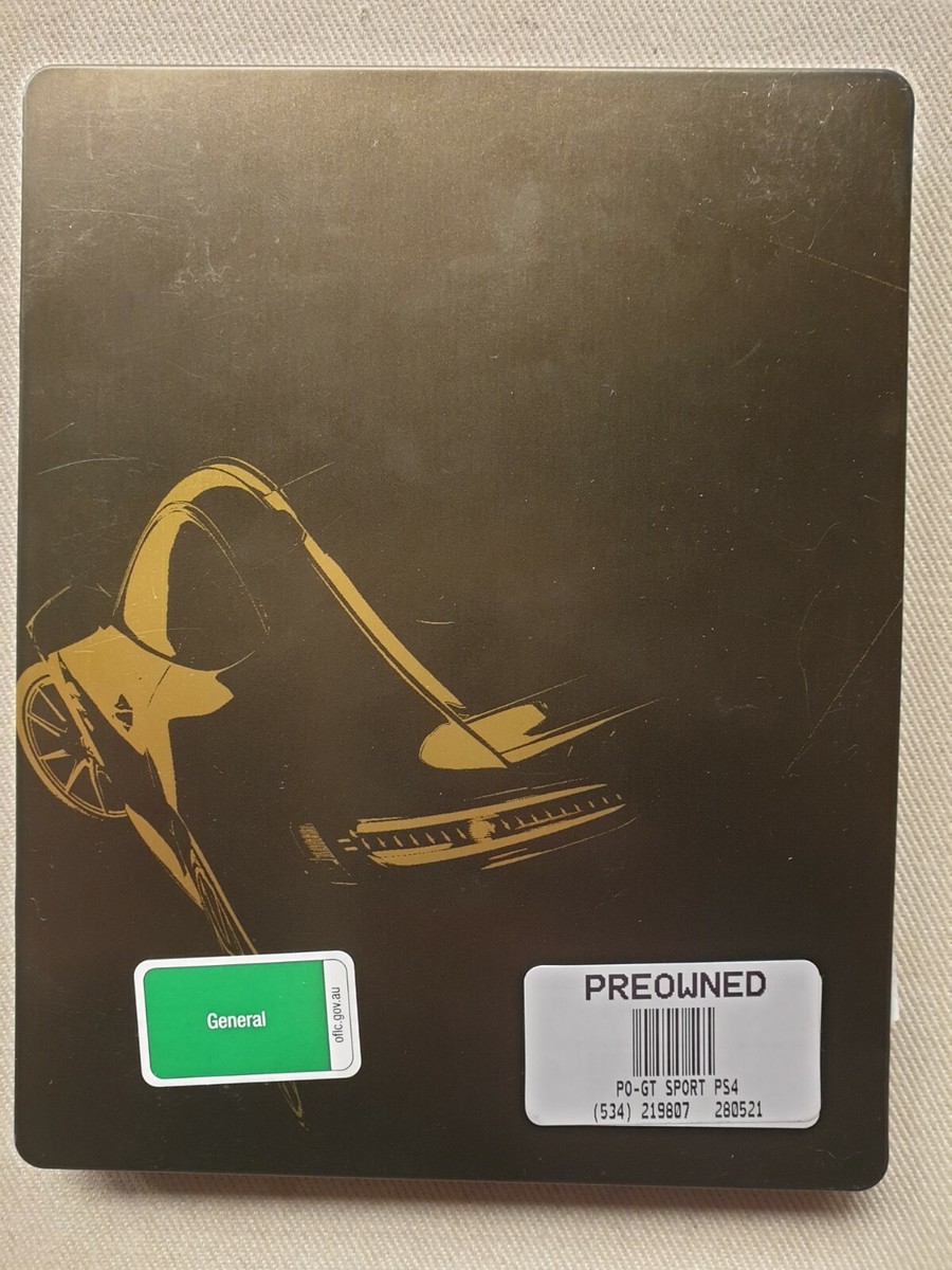 Gran turismo sport steelbook metal case collector edition (PS4