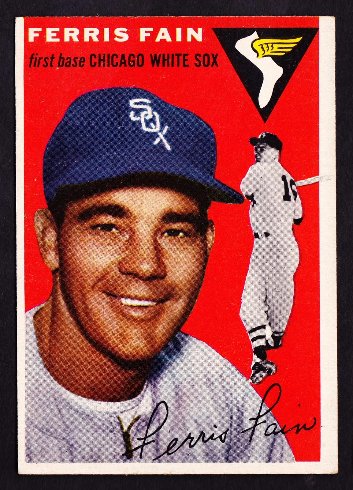 1954 TOPPS #27 FERRIS FAIN WHITE SOX
