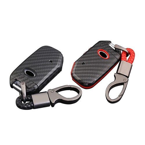 Fit Kia Sorento Sportage Stinger Carbon Silicone Car Remote Key Cover Case - Picture 2 of 12