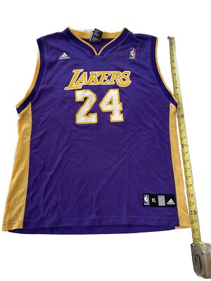 LOS ANGELES LAKERS # 24 KOBE BRYANT BASKETBALL JERSEY ADIDAS