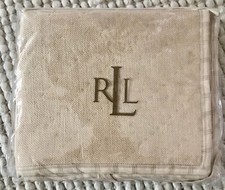 RARE RALPH LAUREN RUE DES ARTISTES QUILTED KING SHAM 1 BEIGE