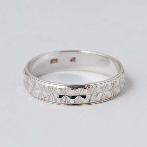 Silber Ring 925 Größe 64 (20,3 mm Ø) 2,93 g - Picture 1 of 7