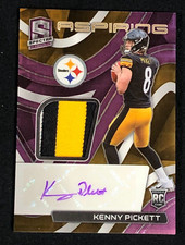 Kenny Pickett 2022 Spectra Aspiring RPA Patch Auto RC #d 12/30