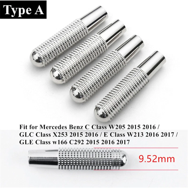 Car Door Bolt Door Lock Pin Knob Buttons Decor For Mercedes Benz C W205 E W213 T - Imagem 2 de 4