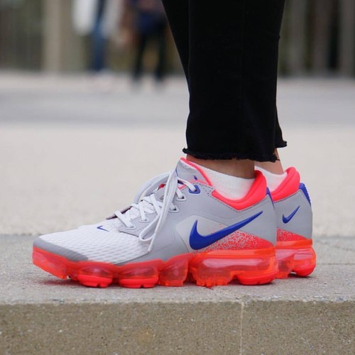 WOMENS NIKE AIR VAPORMAX SIZE 4.5 EUR 38 (AH9045 008) VAST GREY/  ULTRAMARINE | eBay