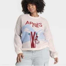 Target Sweater New Day Cream "Apres Ski" Choice XS, S, M, L, XL, XXL