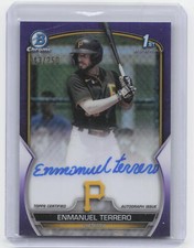 2023 Bowman Chrome #CPA-ETO Enmanuel Terrero 1st Purple Refractor Auto #/250