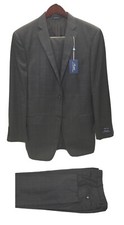 Ralph Lauren NDED21RZD945 Athletic Fit Wool Suit Brown/Blue 38Reg 30W
