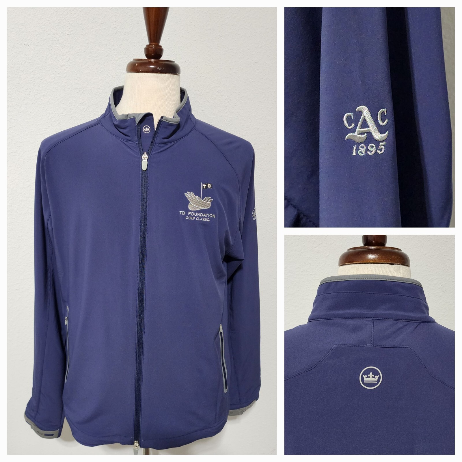 Peter Millar Full Zip Jacket Men Medium - image 1