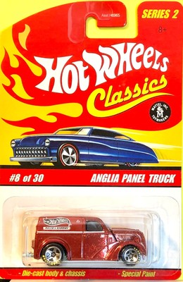 Hot Wheels 2006 Classics Series 2 #8 ANGLIA PANEL TRUCK  J2764 Red