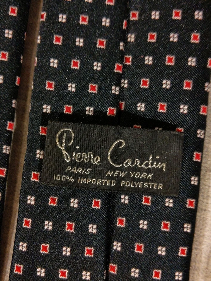 Lot Of 2 - Vintage Pierre Cardin Paris New York Men's Necktie Ties - Image 3 of 4