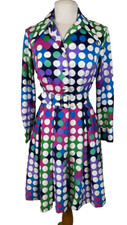 Vintage Lanvin Op Art alert 1970s stunning fit and flare dress