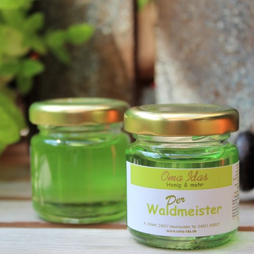Geschenkset 4x50g Probier Set Honig mit Eierlikör Marzipan Waldmeister Vanille - Bild 4 von 6