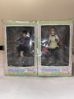 WORKING!! Anime Figure lot of 2 Popura Taneshima Sota Takanashi EX Figure Vol.3